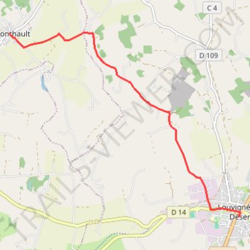 Itinéraire 0 - 7.louvigne_monthault-24674365-1784654951-255, distance, dénivelé, altitude, carte, profil, trace GPS