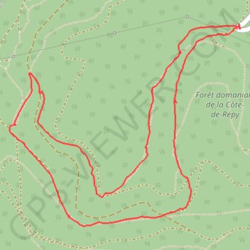 Itinéraire Circuit des Pingouins, distance, dénivelé, altitude, carte, profil, trace GPS