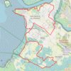 Itinéraire Boucle presqu'île et marais, distance, dénivelé, altitude, carte, profil, trace GPS
