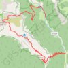 Itinéraire Royou et Pie Ferré depuis Menée par les Pas des Clos et du Renard (Vercors), distance, dénivelé, altitude, carte, profil, trace GPS