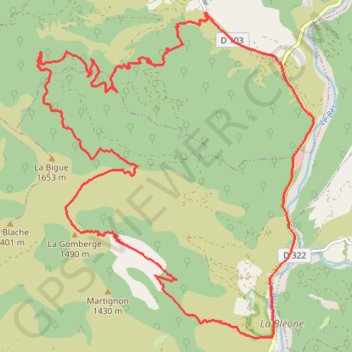 Itinéraire La dalle aux Ammonites, distance, dénivelé, altitude, carte, profil, trace GPS