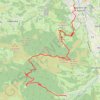 Itinéraire Lesponne - Le Monné - Bagnères de Bigorre, distance, dénivelé, altitude, carte, profil, trace GPS