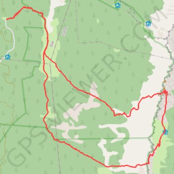 Itinéraire La Chapelle-en-Vercors Cyclisme, distance, dénivelé, altitude, carte, profil, trace GPS