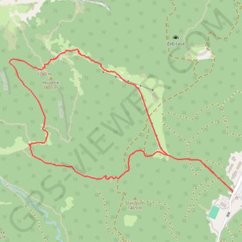Itinéraire J1B, distance, dénivelé, altitude, carte, profil, trace GPS