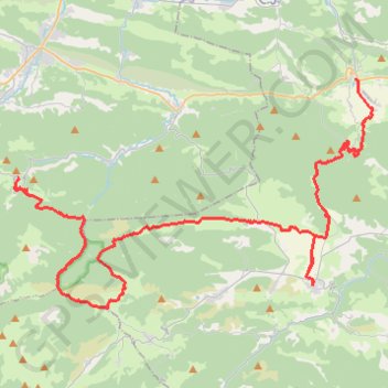 Itinéraire Traversée des Chateaux Cathares : Puivert - Montségur, distance, dénivelé, altitude, carte, profil, trace GPS