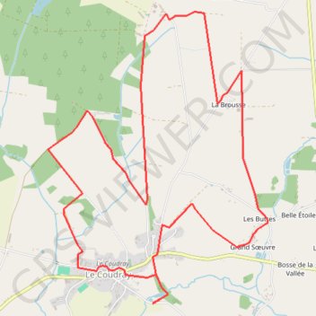 Itinéraire Circuit de la Marquise, distance, dénivelé, altitude, carte, profil, trace GPS