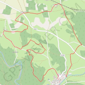 Itinéraire Abbaye Saint-André-de-Lavaudieu, distance, dénivelé, altitude, carte, profil, trace GPS