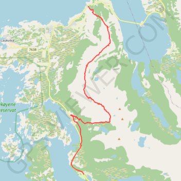 Itinéraire GT_Austvagoya_Etape1, distance, dénivelé, altitude, carte, profil, trace GPS