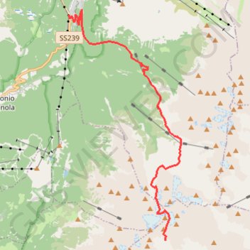 Itinéraire Brenta J5, distance, dénivelé, altitude, carte, profil, trace GPS