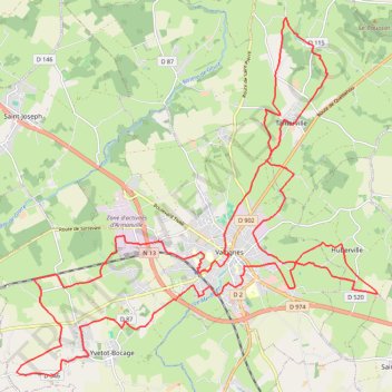 Itinéraire 2 - RAN 37 2026 OK (1), distance, dénivelé, altitude, carte, profil, trace GPS
