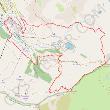 Itinéraire Traversee de la tete Merciere, distance, dénivelé, altitude, carte, profil, trace GPS