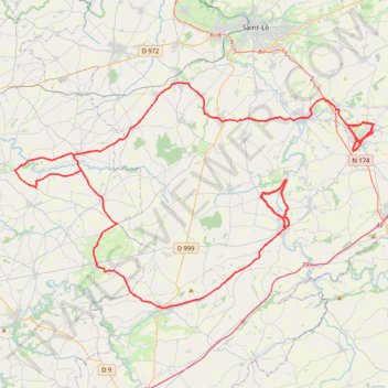 Itinéraire TM2026 ET1 TORIGNI / TESSY-22498644, distance, dénivelé, altitude, carte, profil, trace GPS