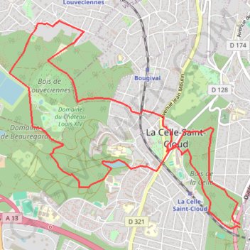 Itinéraire Circuit de beauregard, distance, dénivelé, altitude, carte, profil, trace GPS