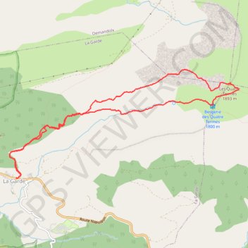Itinéraire Le Teillon, distance, dénivelé, altitude, carte, profil, trace GPS