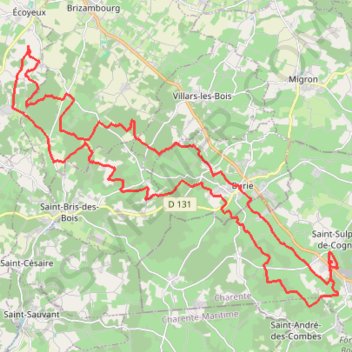 Itinéraire ONmove-500-HRM---14-10-2021, distance, dénivelé, altitude, carte, profil, trace GPS