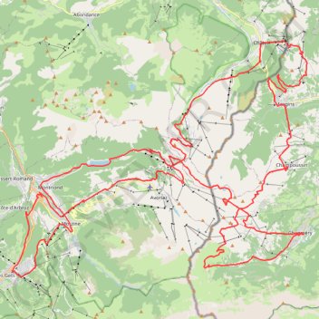 Itinéraire Enduro Tour Mountain Bike des Portes du Soleil, distance, dénivelé, altitude, carte, profil, trace GPS
