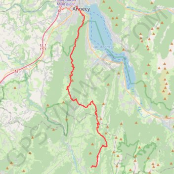 Itinéraire Traversée bauges bis jour 2, distance, dénivelé, altitude, carte, profil, trace GPS