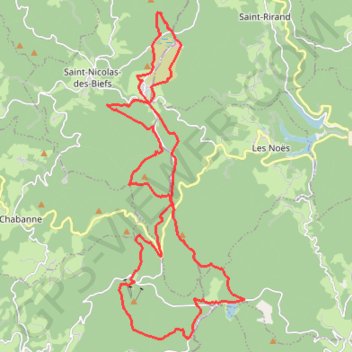 Itinéraire De la station de la Loge des Gardes aux Tourbières de La Verrerie, distance, dénivelé, altitude, carte, profil, trace GPS