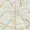 Itinéraire Le méridien de Paris, distance, dénivelé, altitude, carte, profil, trace GPS