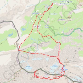 Itinéraire Taillon, distance, dénivelé, altitude, carte, profil, trace GPS