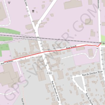 Itinéraire Bresles-Therdonne, distance, dénivelé, altitude, carte, profil, trace GPS
