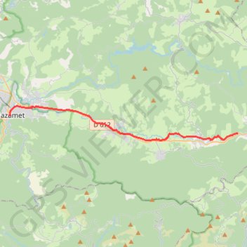 Itinéraire 41 ? - mazamet 23, distance, dénivelé, altitude, carte, profil, trace GPS