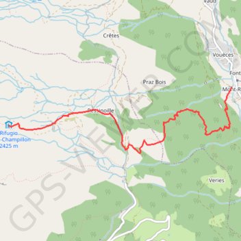 Itinéraire Val d'Aoste Alta Via 1 étape 13, distance, dénivelé, altitude, carte, profil, trace GPS
