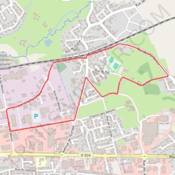 Itinéraire ACCESS YQUELON, distance, dénivelé, altitude, carte, profil, trace GPS