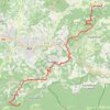 Itinéraire Buoux - Colorado, distance, dénivelé, altitude, carte, profil, trace GPS