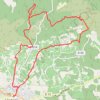 Itinéraire 13_Lambesc Circuit 3, distance, dénivelé, altitude, carte, profil, trace GPS