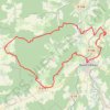 Itinéraire GRP Ouest des Vosges, distance, dénivelé, altitude, carte, profil, trace GPS