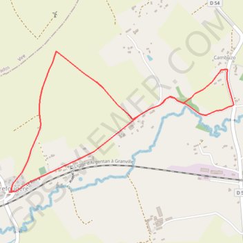 Itinéraire Sainte-Ragegonde - Clairefougère, distance, dénivelé, altitude, carte, profil, trace GPS