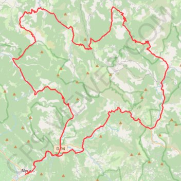 Itinéraire Rando Oliviers 2023, parcours 1-16282176, distance, dénivelé, altitude, carte, profil, trace GPS