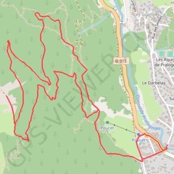 Itinéraire 1502OK, distance, dénivelé, altitude, carte, profil, trace GPS
