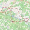 Itinéraire Boucle difficile secteur Jarnac, distance, dénivelé, altitude, carte, profil, trace GPS