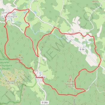 Itinéraire Circuit des 3 clochers, distance, dénivelé, altitude, carte, profil, trace GPS