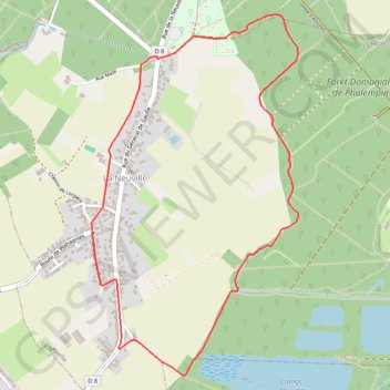 Itinéraire À l'orée du bois - La Neuville, distance, dénivelé, altitude, carte, profil, trace GPS