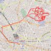 Itinéraire Dénivelé à Paris (Montmartre), distance, dénivelé, altitude, carte, profil, trace GPS