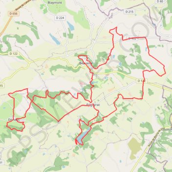 Itinéraire La Déjantée - Engayrac, distance, dénivelé, altitude, carte, profil, trace GPS