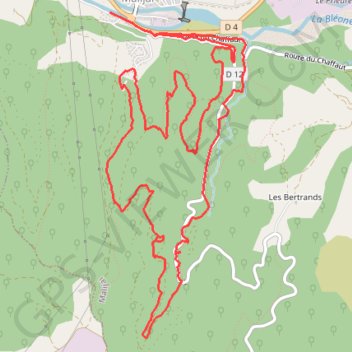Itinéraire La Combe Obscure, distance, dénivelé, altitude, carte, profil, trace GPS