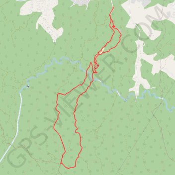 Itinéraire PEYROLLES - LOUBATAS, distance, dénivelé, altitude, carte, profil, trace GPS