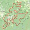 Itinéraire Herbeumont Festival Trail Semois (FTS) 70k, distance, dénivelé, altitude, carte, profil, trace GPS