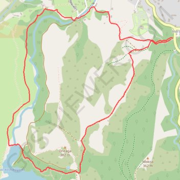 Itinéraire Boucle Ibardin lac Choldocogagna, distance, dénivelé, altitude, carte, profil, trace GPS