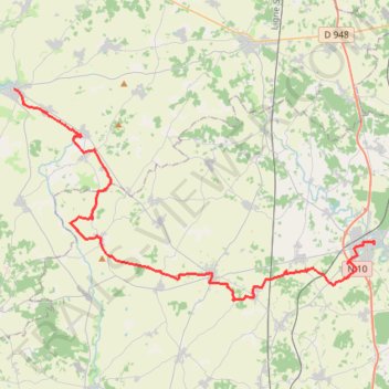 Itinéraire La Vélidéale - Ruffec / Chef-Boutonne - Ruffec / Chef-Boutonne, distance, dénivelé, altitude, carte, profil, trace GPS
