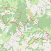 Itinéraire Meuzac Forêt de Fayat Puy de Bar Vtt, distance, dénivelé, altitude, carte, profil, trace GPS