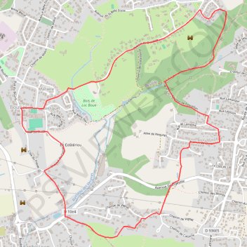 Itinéraire Les coteaux de Bouliac, distance, dénivelé, altitude, carte, profil, trace GPS