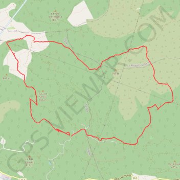 Itinéraire Plateau d'agnis, distance, dénivelé, altitude, carte, profil, trace GPS