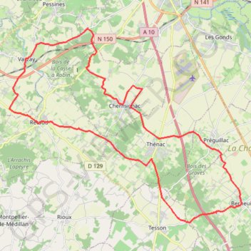 Itinéraire reprise 2-2122831, distance, dénivelé, altitude, carte, profil, trace GPS