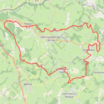 Itinéraire Rando à Fourneaux, distance, dénivelé, altitude, carte, profil, trace GPS