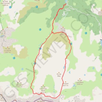Itinéraire Balade en vallée d'Aston, distance, dénivelé, altitude, carte, profil, trace GPS
